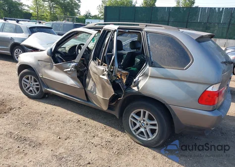 2004 BMW X5 3.0I из США, поврежденный, VIN 5UXFA135X4LU35633